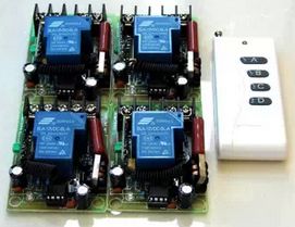 ชุด relay 12vไร้สายวิทยุ  500-3000m (คุมไฟฟ้า5-220v 30A)แยกตัวลูก4ตัวรีโมท2อัน.html
